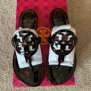 Tory Burch Tortoise Shell Miller NIB size 6.5